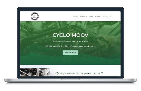 Page d'accueil Cyclo Moov