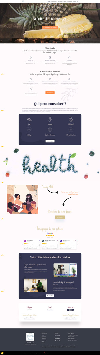 Michelle-Dauguet-Diététicienne page d'accueil du site internet