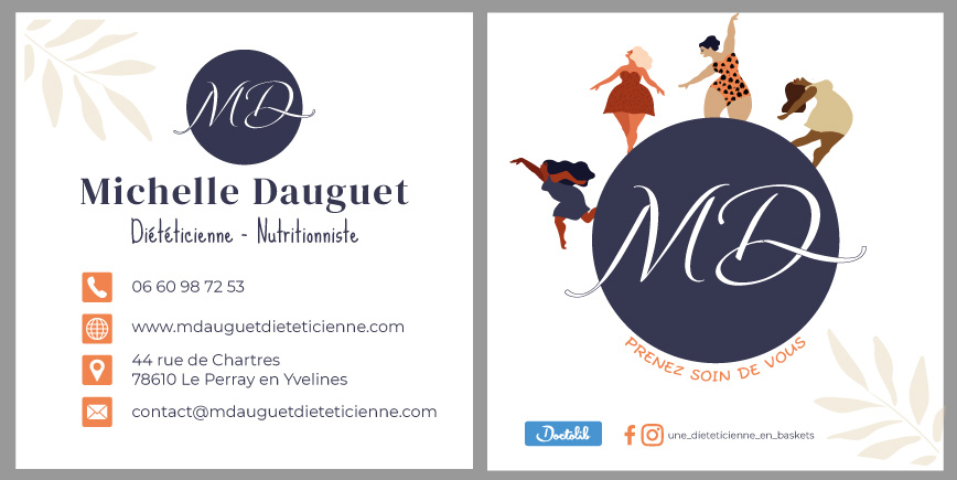 Carte-de-visite-Michelle Dauguet Diététicienne