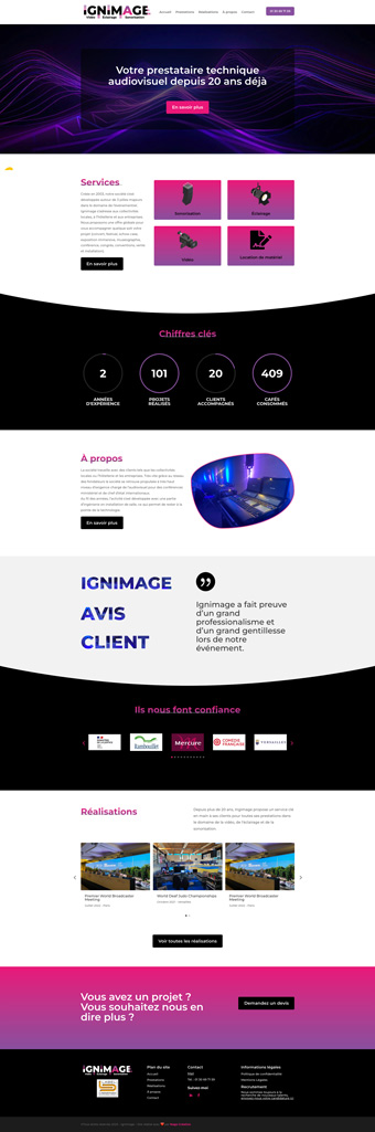 Ignimage Ignimage site internet