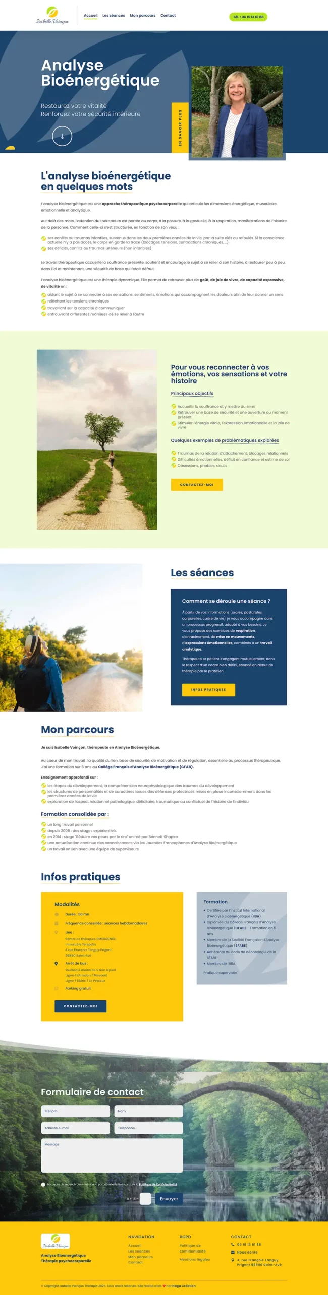 Analyse Bioénergétique - Isabelle Voinçon Thérapie