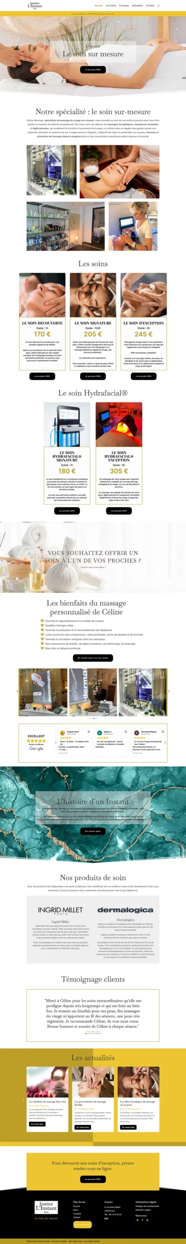 Soin Sur Mesure énergétiques Kobido - L'instant Trocadéro Kalon-Event page d'accueil